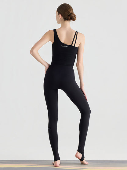 N66LYCRA®素材 Yゾーンフリー ローライズ 美脚 美尻トレンカレギンス