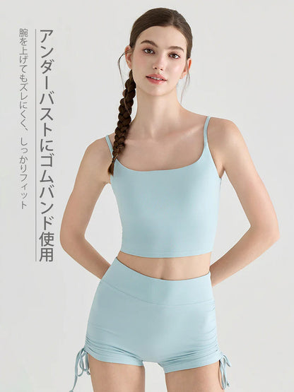 美背 ヨガブラトップ フィットネス