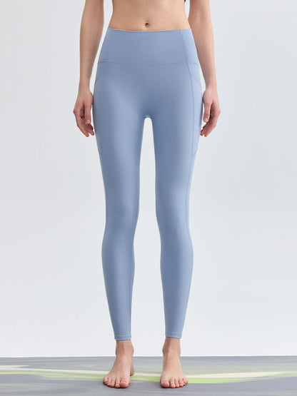 N66LYCRA®素材 美尻 マルチポケット付き 9分丈 レギンス