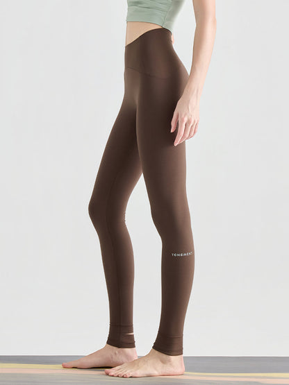 N66LYCRA®素材 Yゾーンフリー ローライズ 美脚 美尻トレンカレギンス
