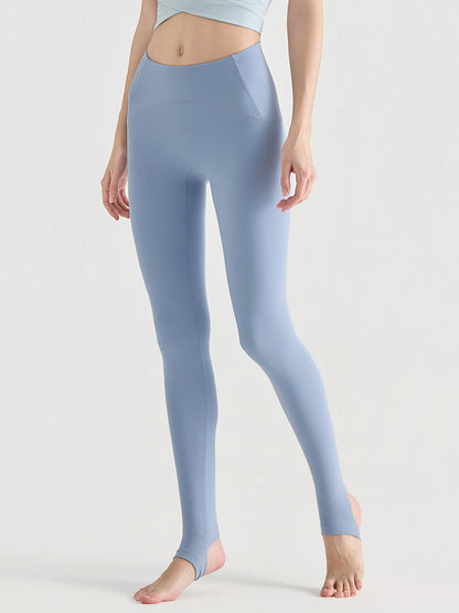 N66LYCRA®素材 Yゾーンフリー ローライズ 美脚 美尻トレンカレギンス